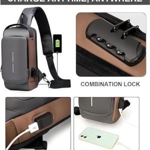 کیف کراس‌بادی بگ USB دار مدل FASHION