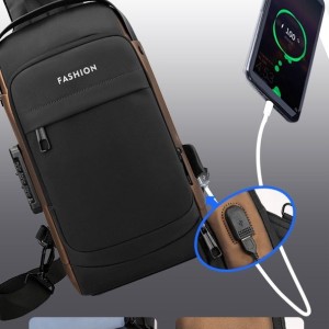 کیف کراس‌بادی بگ USB دار مدل FASHION