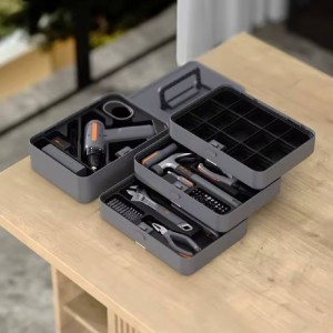 کیت ابزار برقی و دستی ۹۱ پارچه JIMIHOME (سری ABC) دارای دریل شارژی 12 ولت