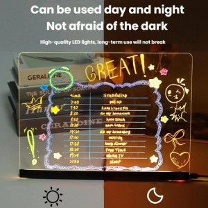 تخته یادداشت اکریلیک با نورLED