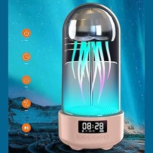 اسپیکر بلوتوث و چراغ خواب عروس دریای  به همراه ساعت دیجیتال کد 1660