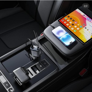 شارژر فندکی خودرو 4in1 مدل XO-CC71 با کابل‌های جمع‌شونده و توان 108 وات