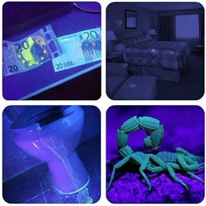 چراغ‌قوه دستی فرابنفش UV مدل 21LED
