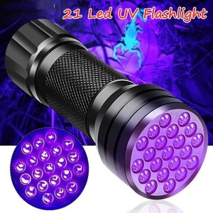 چراغ‌قوه دستی فرابنفش UV مدل 21LED