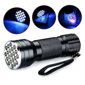 چراغ‌قوه دستی فرابنفش UV مدل 21LED