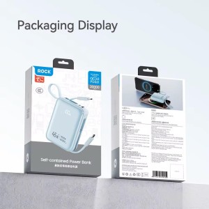 پاوربانک 20000mah rock c03 کد 1762