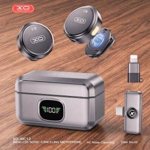 میکروفون یقه ای بی سیم ایکس او XO مدل MC12 با نویز کنسلینگ کد 1753