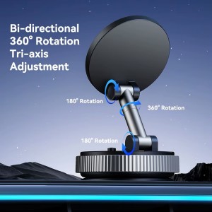 هولدر مکشی مغناطیسی راک مدل ROCK QS6 Vacuum Suction Cup کد 1763