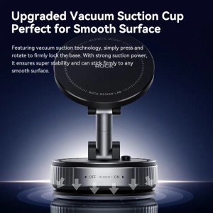 هولدر مکشی مغناطیسی راک مدل ROCK QS6 Vacuum Suction Cup کد 1763