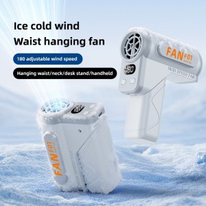 پنکه ۳ کاره چند منظوره شارژی FAN F01 کد 1796