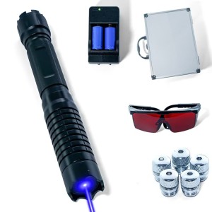 پوینتر لیزر حرارتی شارژی نور آبی مدل 111A کد 1801