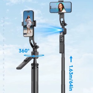 سه‌پایه و مونوپاد هوشمند دارای ردیاب سوژه R12 کد 1808