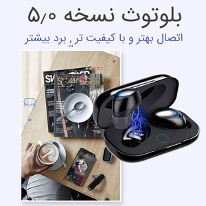 هدفون بی سیم راک اسپیس مدل EB60 TWS - RAU0656