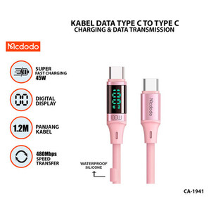 کابل USB-C مک دودو مدل Digital HD 100W PD Fast Charge طول 1.2 متر