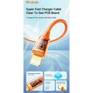 کابل تبدیل USB به لایتینگ مک دودو مدل CA-2080 طول 1.2 متر