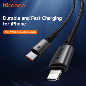 کابل تبدیل لایتنینگ به USB-C مک دودو مدل CA-2850 طول 1.2 متر