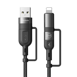 کابل تبدیل USB / USB-C به لایتنینگ / USB-C مک دودو مدل MC-CA-8070 طول 1.2 متر