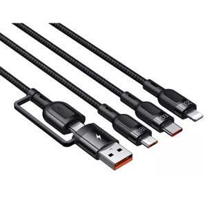 کابل تبدیل USB به لایتنینگ / usb-C / Microusb مک دودو مدل CA-8800  طول 1.2 متر