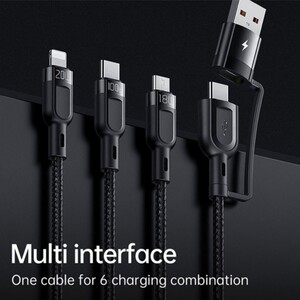 کابل تبدیل USB به لایتنینگ / usb-C / Microusb مک دودو مدل CA-8800  طول 1.2 متر