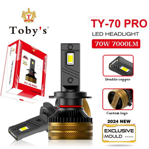 لامپ هدلایت خودرو توبیز مدل TY70 pro پایه H7 بسته دو عددی