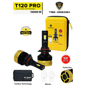 هدلایت لامپ خودرو توبیز مدل T120-PRO پایه H4 بسته دو عددی