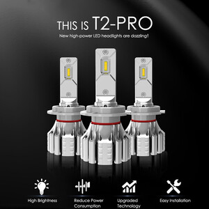 لامپ هدلایت خودرو توبیز مدل T2PRO بسته دو عددی