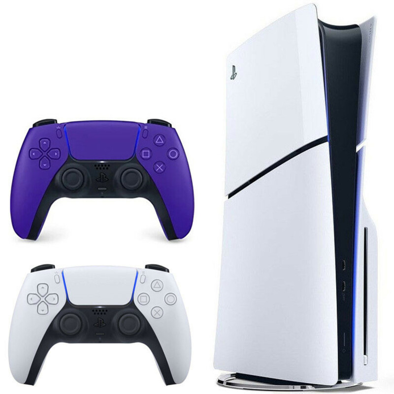 کنسول بازی سونی مدل PlayStation 5 Slim Standard ظرفیت یک ترابایت ریجن 2016A اروپا به همراه دسته اضافی