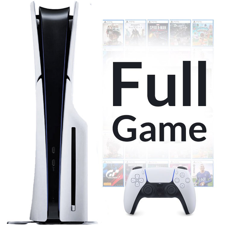 کنسول بازی سونی مدل PlayStation 5 Slim Standard ظرفیت یک ترابایت ریجن 2016 اروپا به همراه فول گیم