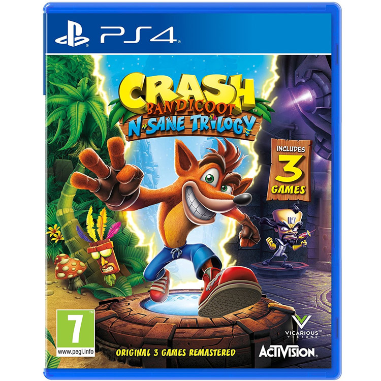 بازی Crash Bandicoot N. Sane Trilogy  برای PS4