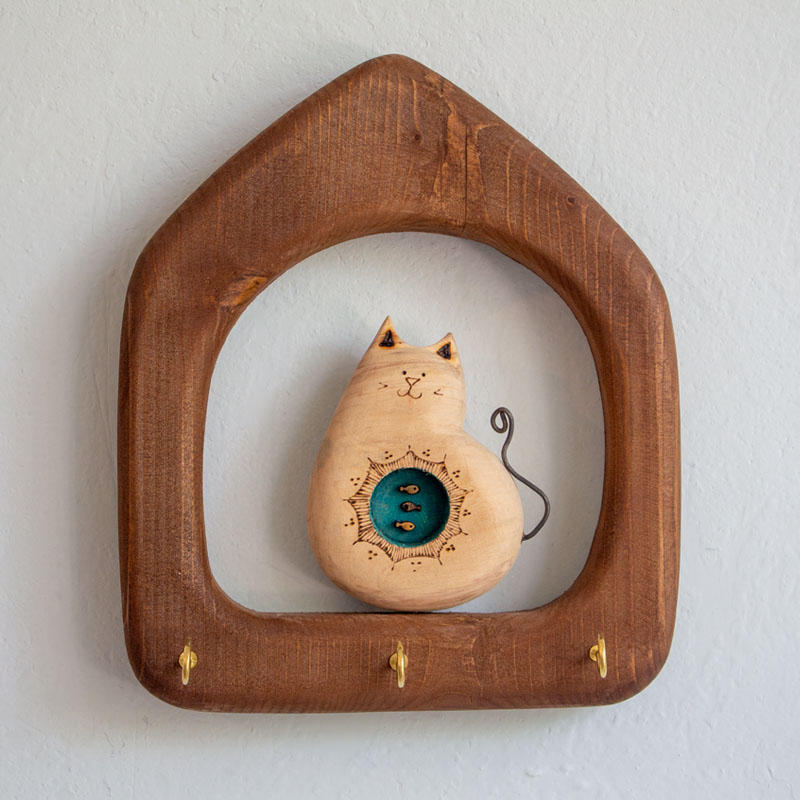 قاب جا کلیدی خانه گربه ماهی بدل | 1050