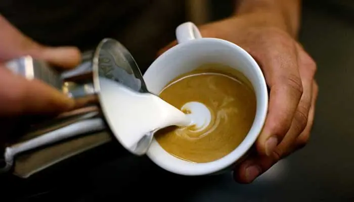 قهوه ترک با شیر