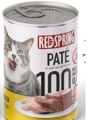 کنسرو غذای گربه رداسپرینگ با طعم مرغ Redspring Cat Chicken Pate وزن 400 گرم