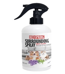 اسپری نانو ضد عفونی کننده و ریمور محیط با رایحه لاوندر 500 ml سگ و گربه رداسپرینگ