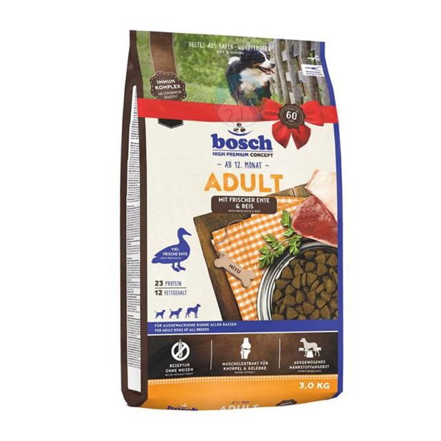 غذا خشک بوش با طعم گوشت و مرغ