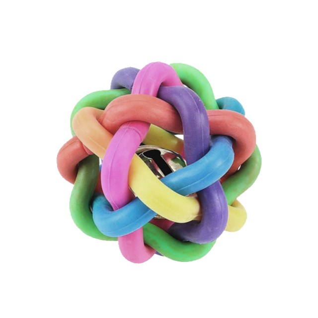 توپ چند رنگ زنگوله دار