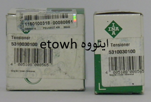 غلتک تسمه سفت کن تایم پژو 405 ,برند INA ,مناسب برای خودروهای سمند و پرشیا موتور XU7