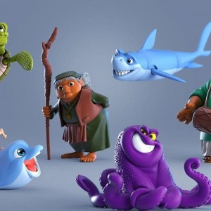 مجموعه کامل اکشن فیگورهای پسر دلفینی