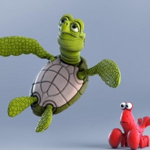 اکشن فیگور لاکپشت و خرچنگ