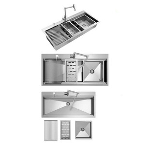 سینک ظرفشویی استیل کن مدل cn104 توکار