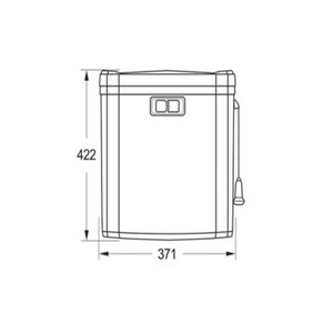 فلاش تانک ایمن آب مدل کاسپین طرح ماربل