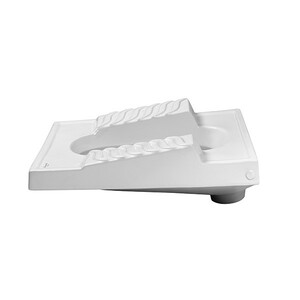 توالت زمینی مروارید مدل النا ریم بسته طبی تخت