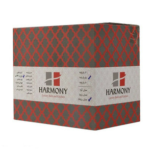 ست سرویس بهداشتی 7 تکه هارمونی مدل DH95