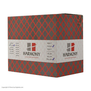 ست سرویس بهداشتی هارمونی مدل روشا کد TP6591 مجموعه 6 عددی