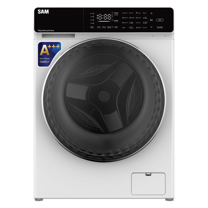 ماشین لباسشویی 9 کیلوگرم اتوماتیک سام مدل DD-P1485/W