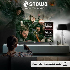 تلویزیون 50 اینچ ال ای دی هوشمند اسنوا مدل SSD-50LS500U