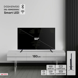 تلویزیون 50 اینچ ال ای دی هوشمند دوو مدل DSL-50MS3000U