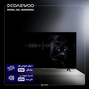 تلویزیون 55 اینچ ال ای دی هوشمند دوو مدل DSL-55MS3000U