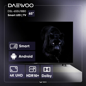 تلویزیون ال ای دی هوشمند دوو مدل DSL-65SU1880 سایز 65 اینچ