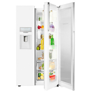 یخچال فریزر ساید بای ساید 35 فوت اسنوا مدل S3Di-S100-W