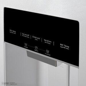 یخچال و فریزر ساید بای ساید 32 فوت اسنوا مدل S1Di-M210-W